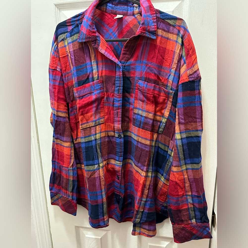 Bp plaid button down